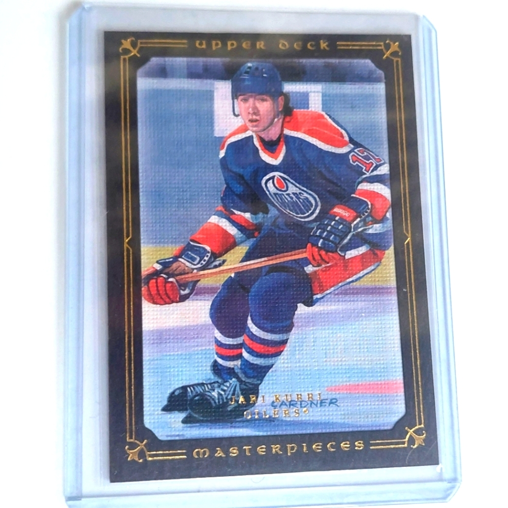 Jari Kurri Upper Deck 2008-09 Upper Deck UD Masterpieces Hockey Brown Framed #5